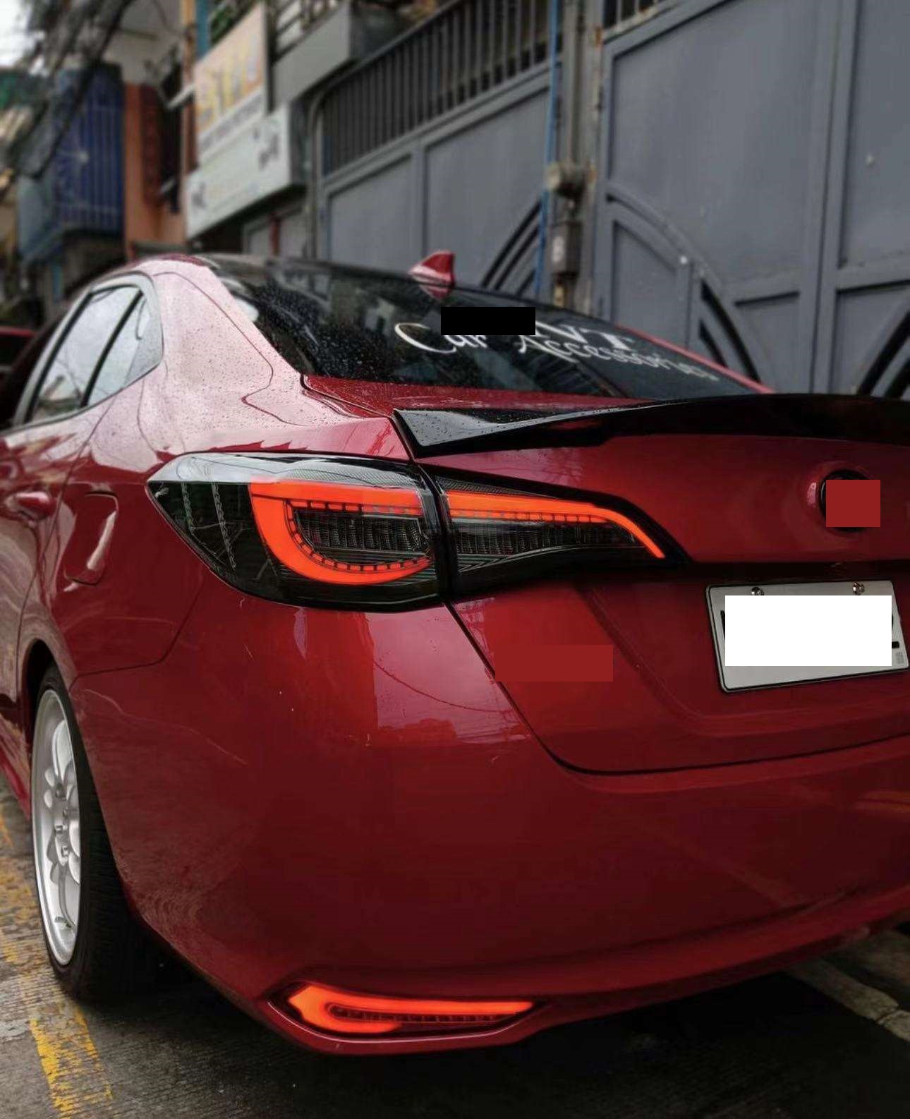 Enquêter arrière LED pour Toyota Vios, feu arrière, feu stop, accessoires, 2019, 2020, 2021, 2022, 2023