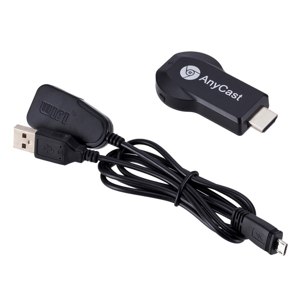 Clé TV sans fil M9 Plus1080P, Dongle d'affichage WiFi, récepteur HDMI, clé TV multimédia DLNA Airplay Miracast pour téléphone Iphone Android