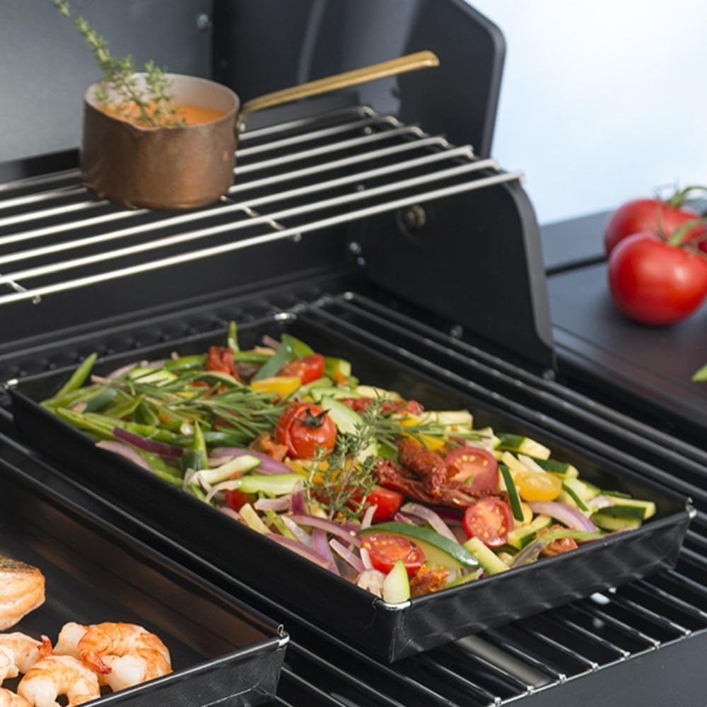 Durandal Selection Plaque Barbecue 1.5 litres | Petit Plat de Cuisson BBQ| Plaque Four antiadhésive| Plaque de Cuisson Four