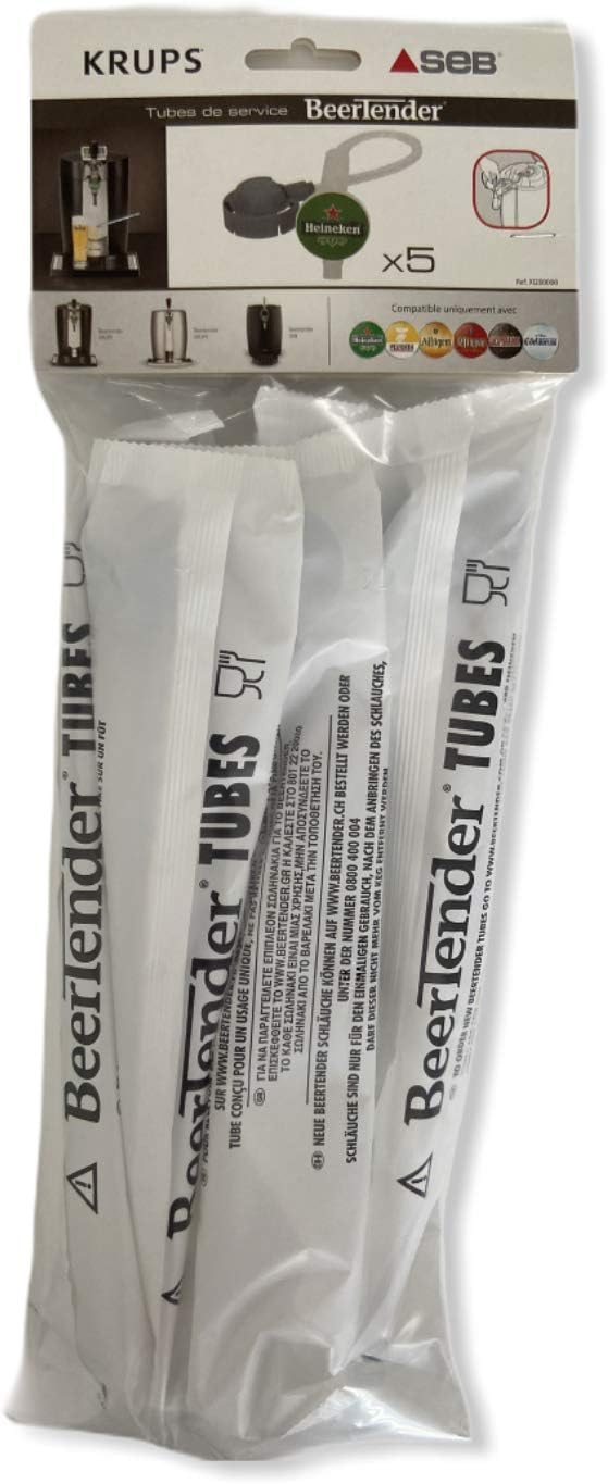 5 Tubes de service Beertender pour tireuse à bière Seb & Krups. Livré en Colissimo 48h