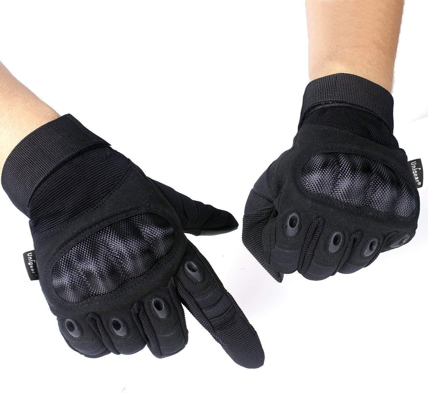 Unigear Gants Moto Homologué CE, Gants Scooter Unisexe Mi Saison Ecran Tactile Respirable pour Auto Moto, Vélo, Motocross, Camping, Randonné ou des Autres Activités en Plein Air