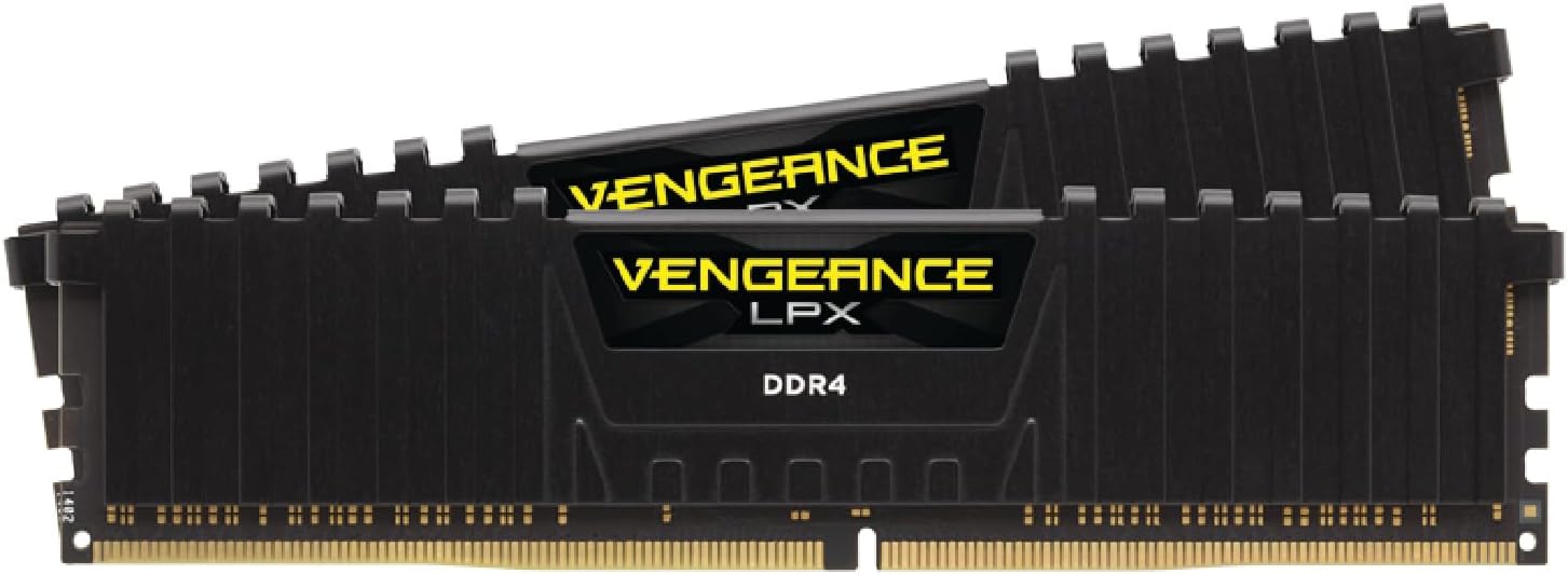 Corsair Vengeance LPX DDR4 RAM 32Go (2x16Go) 3200MHz CL16 Intel XMP 2.0 Mémoire d'ordinateur - Noir (CMK32GX4M2E3200C16)