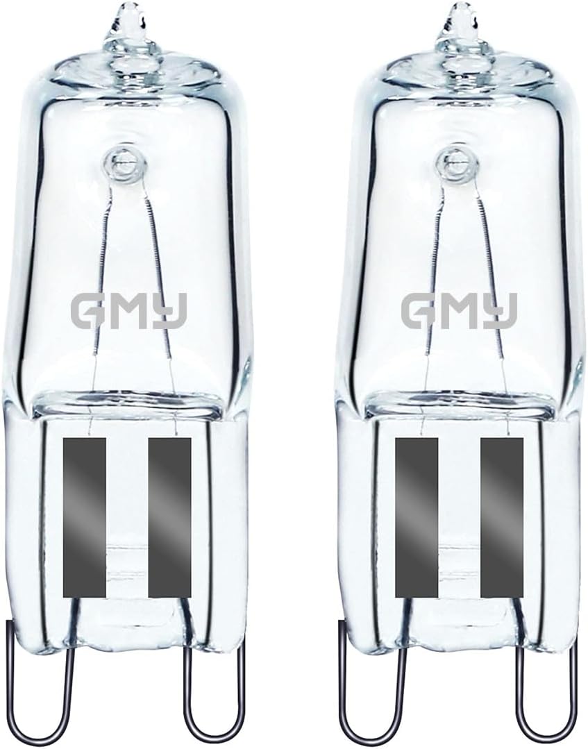 GMY Ampoule de Four Halogène G9 Oven 40W 230V Ampoule à Tolérance de 300°C 2 Pack