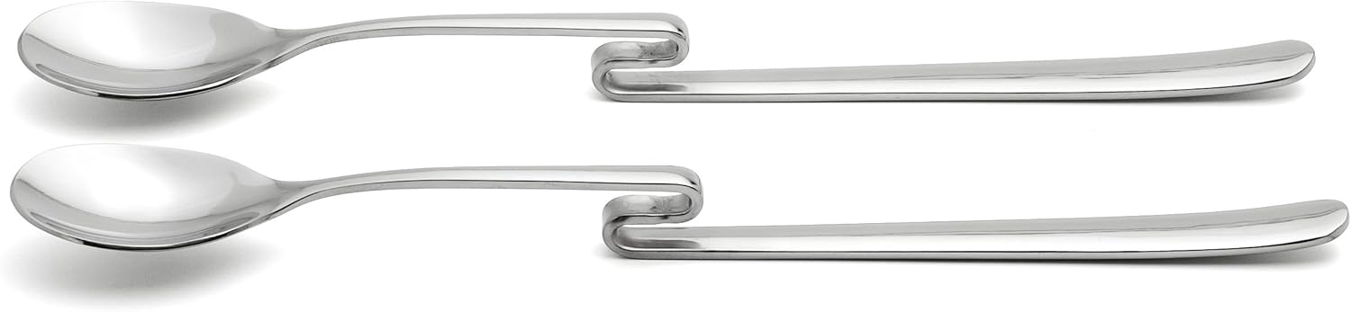 Weis 14922 Cuillère à Confiture Acier Inoxydable Argent 21,5 x 3 x 2 cm Set de 2