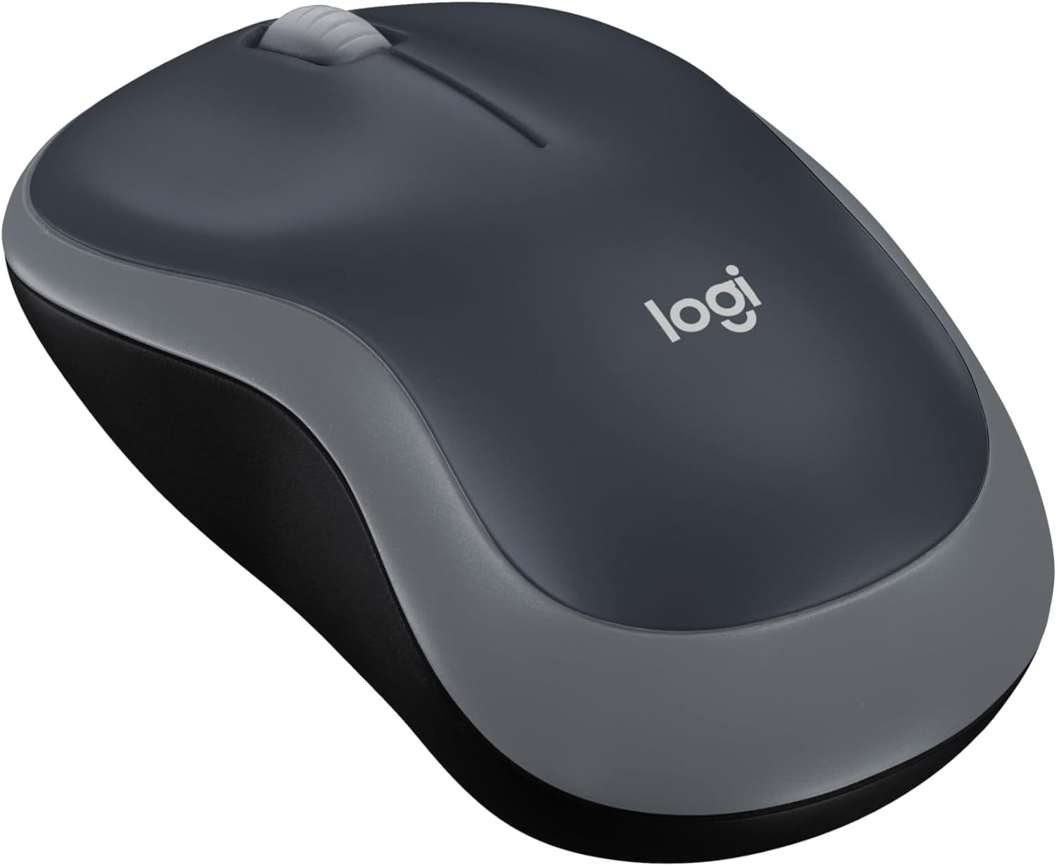 Logitech M185 Souris Sans Fil, 2.4 GHz avec Mini Récepteur USB, Longévité de la Pile 12 Mois, Résolution du Capteur 1000 PPP, Ambidextre, Compatible PC, Mac, Ordinateur Portable - Gris/Noir
