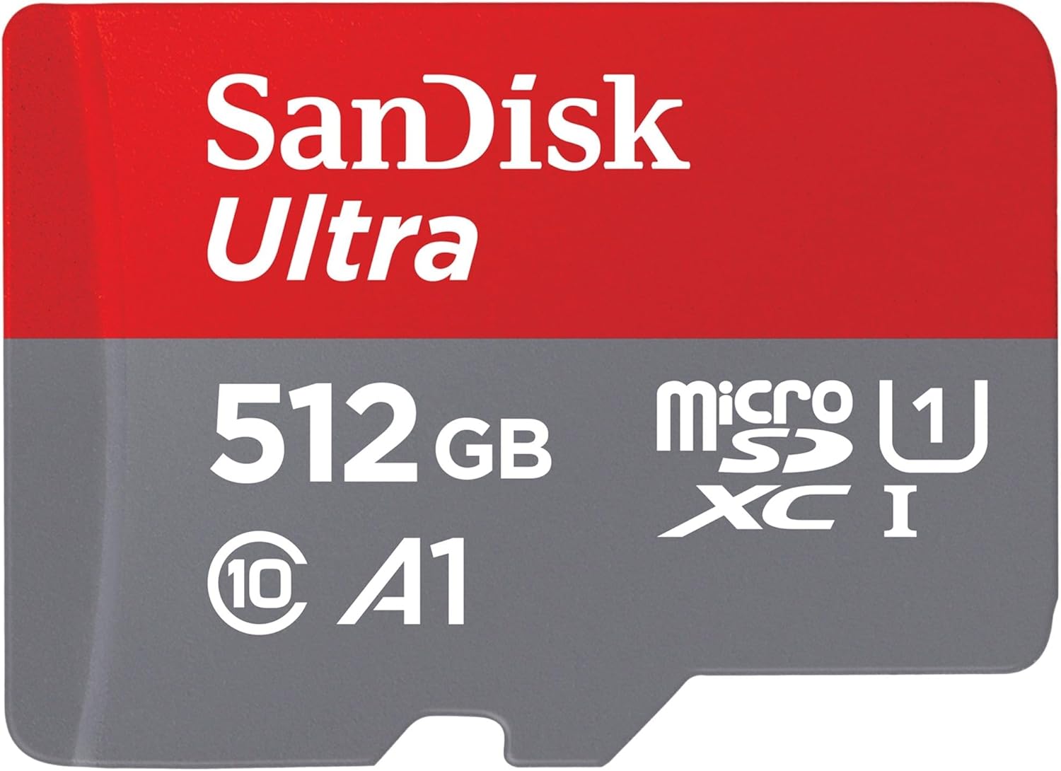 SanDisk Ultra microSDXC + adaptateur SD 512 Go (Pour Android Smartphone et Tablette, Video Full HDD, jusqu'à 150 Mo/s, UHS-I, La performance A1, V10,Class 10, U1)