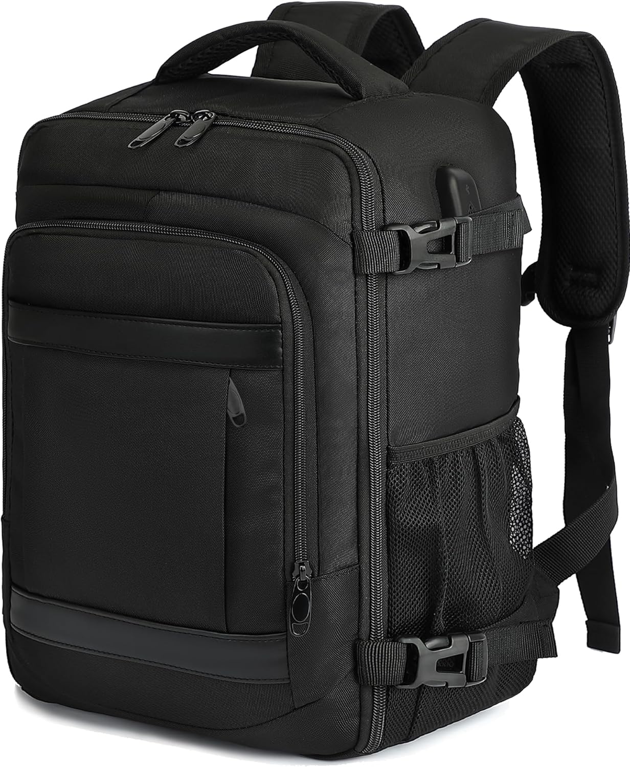 KLOSTAIN Bagage Cabine 40x20x25 pour Ryanair Sac à Dos Voyage Cabine Avion 20 L Femme Homme Bagage à Main Sac à Dos pour Ordinateur Portable Noir
