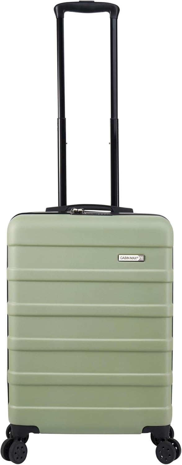 Cabin Max Valise à Main 55x35x25 cm, légère, Coque Rigide, Bagage à Main, avec 4 Roues, Serrure à 3 Chiffres (Bodo Grun, Air France, KLM), Bodo Grun, 55 x 35 x 25cm …