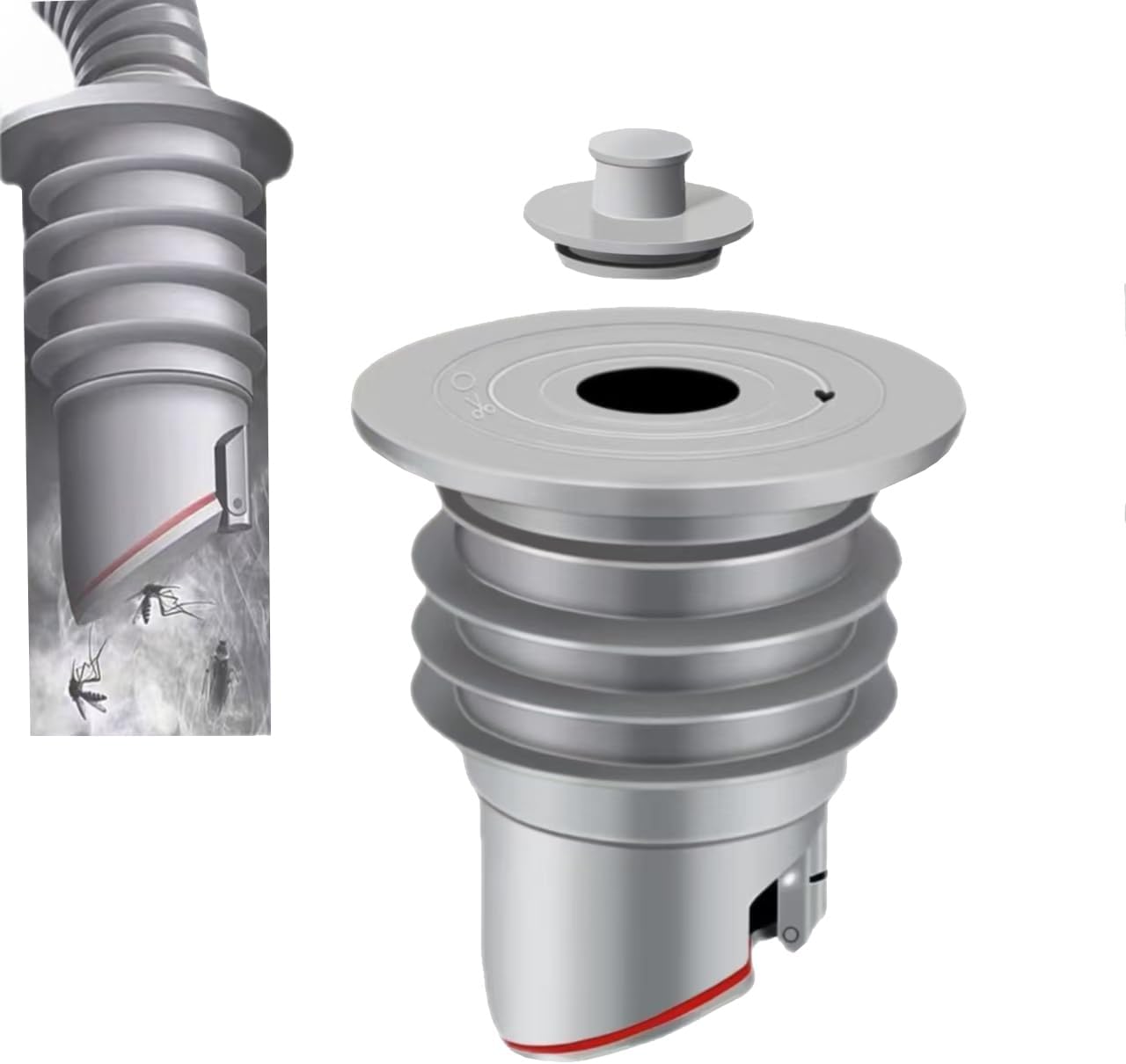 Bouchon Anti Odeur Machine à Laver, 35-40mm Oint de Tuyau de Machine à Laver, Bouchon Anti Odeur Machine à Laver Bouchon D'Étanchéité de Tuyau D'Évacuation, Joint d'étanchéIté pour Tuyau de (1PCS)