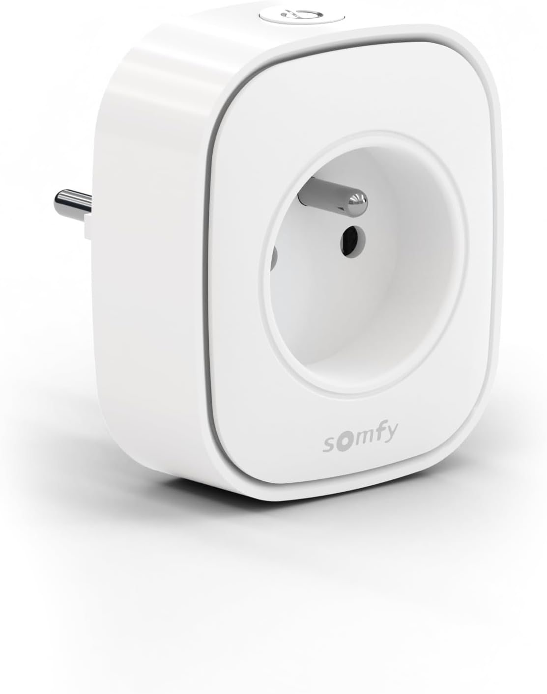 Somfy 1871215 - Prise Connectée Zigbee | Capteur de consommation électrique | Améliore la portée radio | Routeur pour appareils Zigbee | Compatible TaHoma switch | Utilisation en intérieur