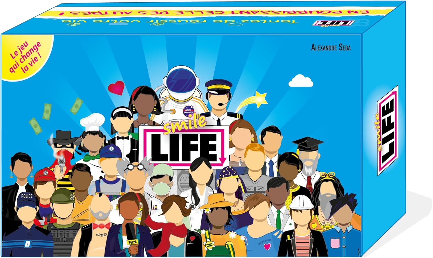 Blackrock Games Smile Life - Jeu d'ambiance Amusant et Simple - dès 12 Ans pour 2 à 6 Joueurs - Fun, drôle, Accessible - idéal Entre Amis, en Famille, Coloré