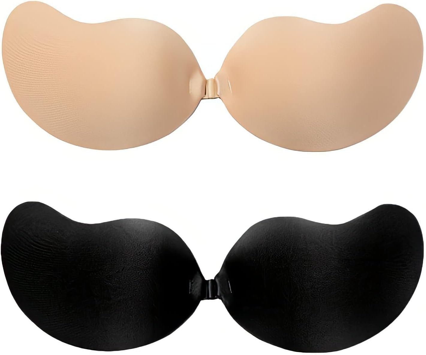 Stycizom Auto-adhésifs Soutien Gorge 2 Paires sans Bretelles Réutilisable Invisible Respirant Push-up