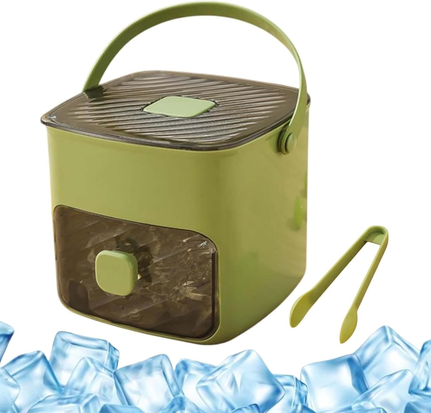 6PCS Machine à glaçons à pression, 6PCS 48 compartiments, multifonction, avec poignée à dégagement rapide, réutilisable pour le café, les cocktails et les jus