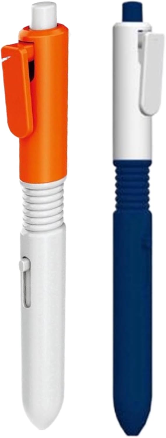 Générique Lot De 2 Stylos À Eau Magiques Inscriptibles, À Presser pour Pulvériser De l'eau, Stylo Rétractable Polyvalent Et Créatif, Jeu De Combat d'eau, Fournitures Scolaires Adaptées Aux E-nfants
