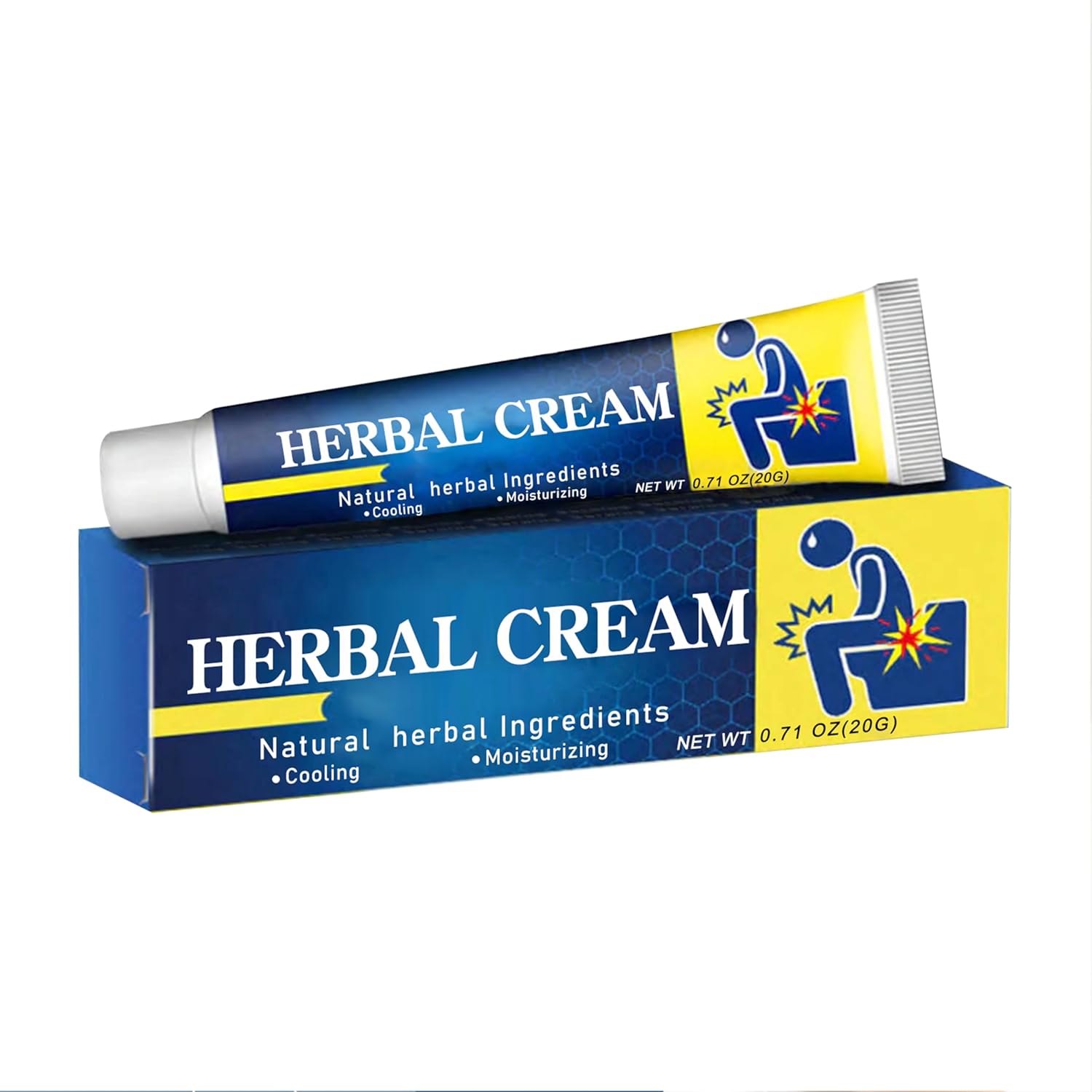 Creme Hemorroide – Soulagement rapide des hémorroïdes, des démangeaisons Anales, des fissures anales et de la rectite, Formule naturelle avec hamamélis(30 g)