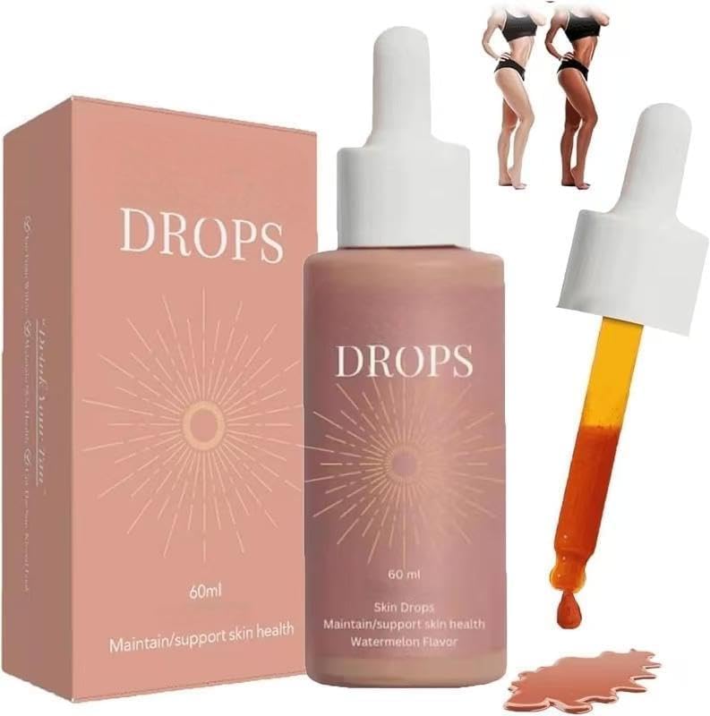 Gouttes Bronzantes à Boire Sunless pour le Visage et le Corps - Auto-bronzantes Progressives pour la Santé et la Pigmentation de la Peau, Unisexe