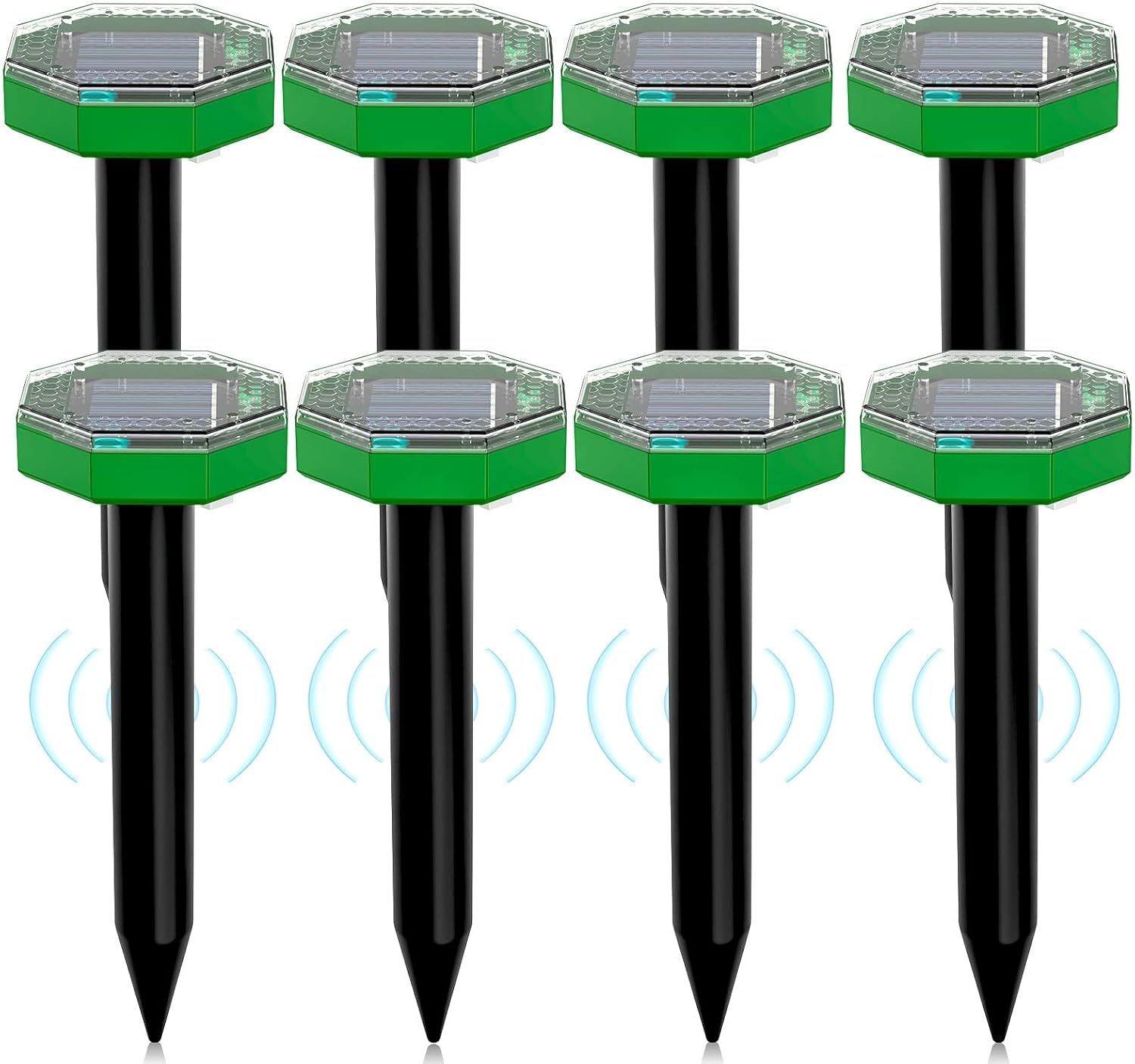 HULAXILOTI Enrouleur de taupe solaire ultra-résistant 8 pièces, taupe solaire Viratio ad Ultraoud, taupe à enrouleur et autres rodets pour garde et loi