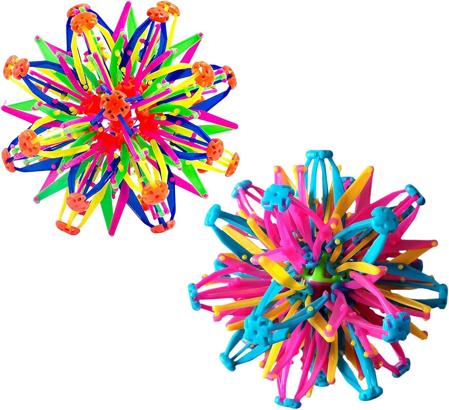 Balle Magique Expansive - Boule De Respiration Extensible Colorée, Boule De Respiration Boules Magique Extensible Jouet, Grande Boules Rétractable Et Transformable, Balle Lancer À La Main Extérieure